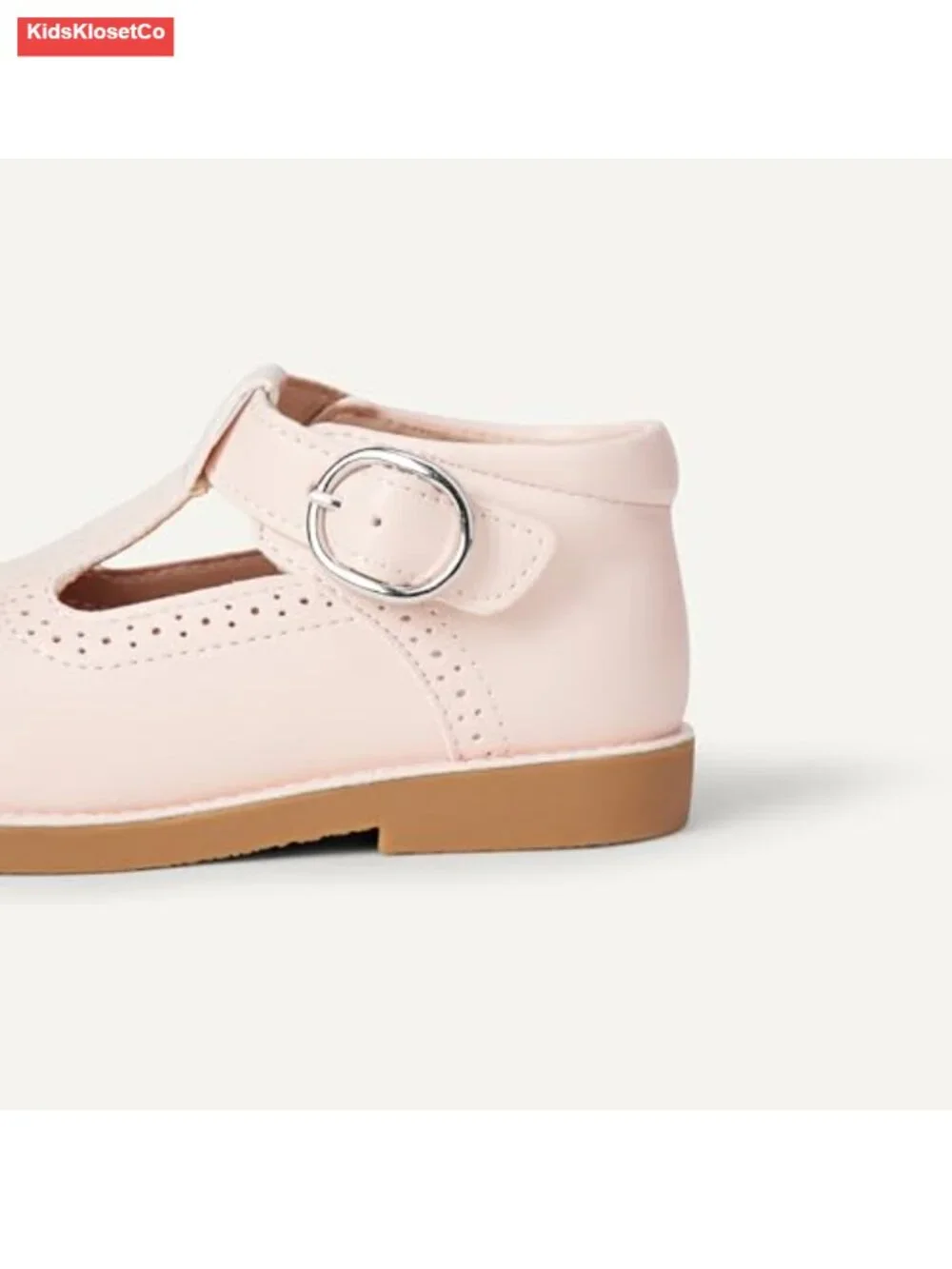 Unisex Toddler T-Strap Mary Jane Dress Shoes Faux Leather